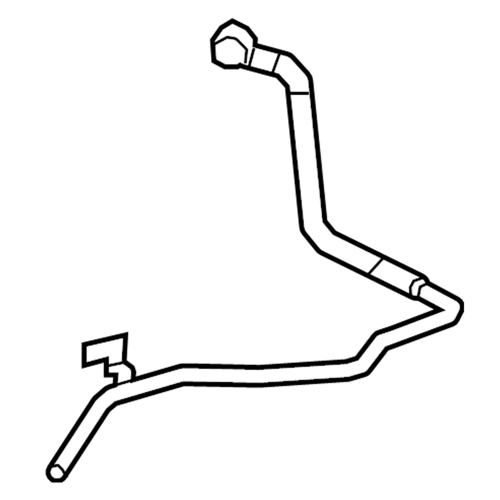 Audi VW Engine Coolant Hose 7L0815994